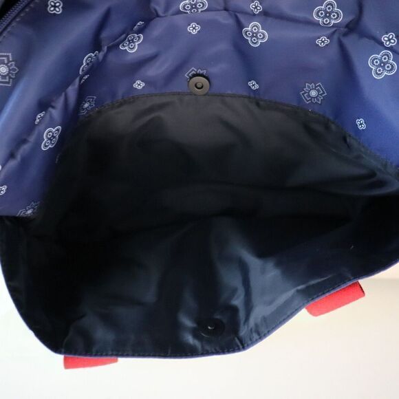 Tommy Hilfiger 69J6552 420 Unisex Large Navy/Red Travel Weekender Duffle Bag - Picture 9 of 11